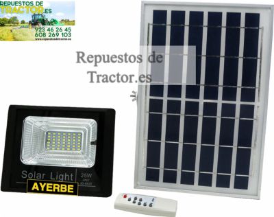 PROYECTOR LED 25W + PANEL SOLAR