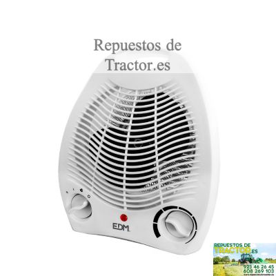 Calefactor De Aire Oscilante De Suelo 1000 / 2000 W De Color Blanco en  Planeta Huerto