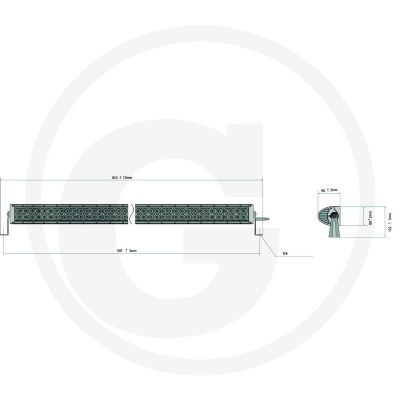 BARRA LUCES LED 55 CM - foto 2
