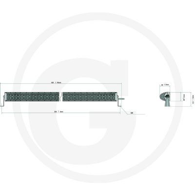 BARRA LUCES LED 34 CM - foto 2