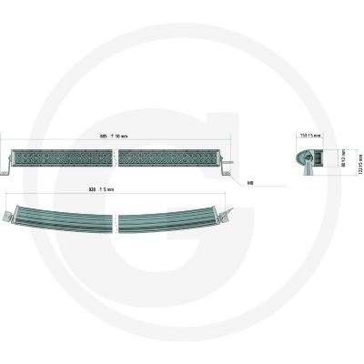 BARRA LUCES LED 80 CM - foto 2