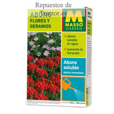 ABONO SOLUBLE FLORES Y GERANIOS 1KG