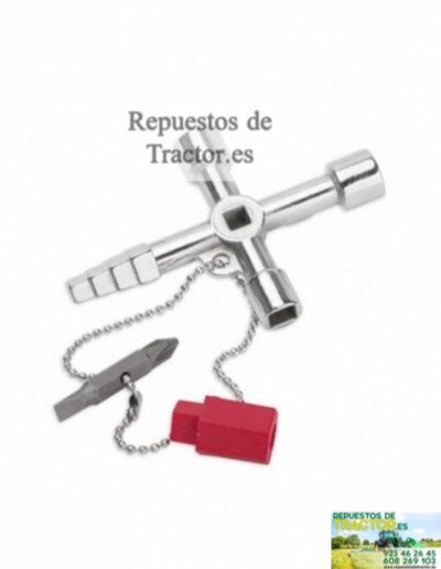 LLAVE CABINA CALEFACCION, AIRE ACOND.