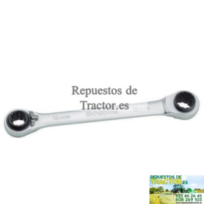 LLAVE CARRACA REVERSIBLE 4EN1 