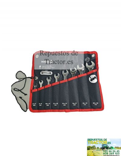 JUEGO 8 LLAVE DOBLE BOCA
