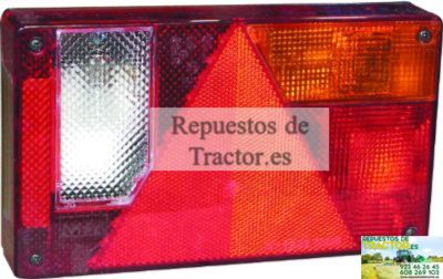 PILOTO TRASERO 6 FUNC. DCHO+CONEXION 235X135X52 (BLISTER)