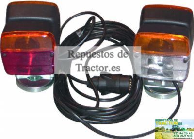 KIT PILOTOS MAGNÉTICOS DEL./DETRAS CABLE (BLISTER)