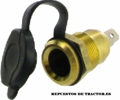 ENCHUFE BIPOLAR HEMBRA DE METAL 