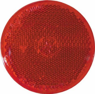 CATADIPTRICO REDONDO ROJO ADHESIVO D.60 MM
