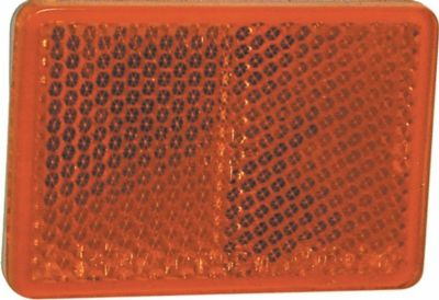 CATADIPTRICO RECTANGULAR NARANJA ADHESIVO