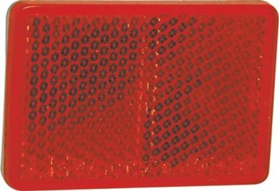 CATADIPTRICO RECTANGULAR ROJO ADHESIVO