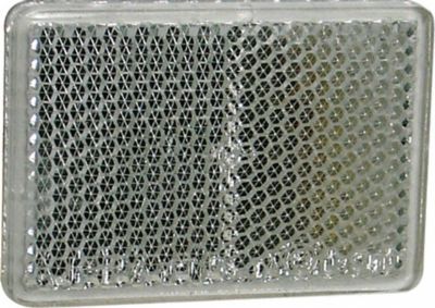 CATADIPTRICO RECTANGULAR BLANCO ADHESIVO