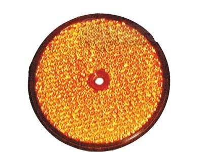 CATADRIOPTICO REDONDO AMBAR D.61MM
