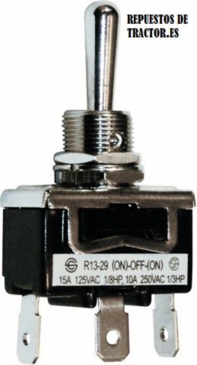 INTERRUPTOR TRIPLE DE METAL